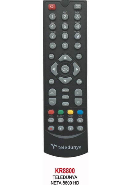 8800 Hd Uydu Kumandası