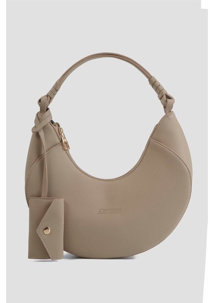 Pia Deri Çanta 25YD7402 Vizon