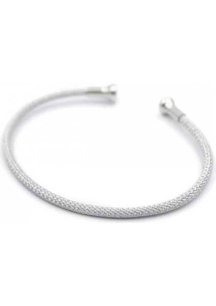 Hasır Pndr Bileklik - Gümüş