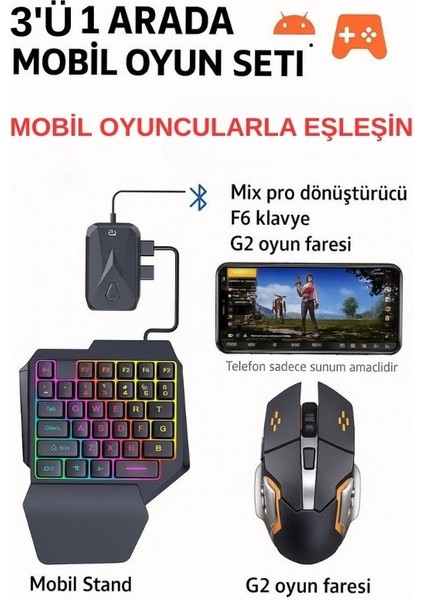 7 in 1 Gaming Combo Set – PS4 - PS3 - XBOX - Nintendo Switch Uyumlu Klavye ve Mouse ile Oyun aksesuar paketi modelleri