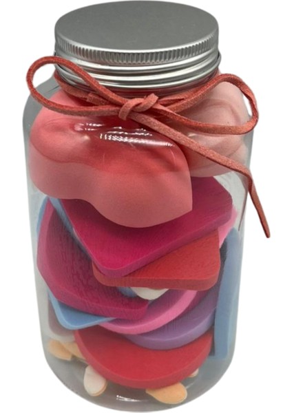 Makyaj Süngeri Seti Özel Kavanoz Kutulu 20 Parça fiyatları