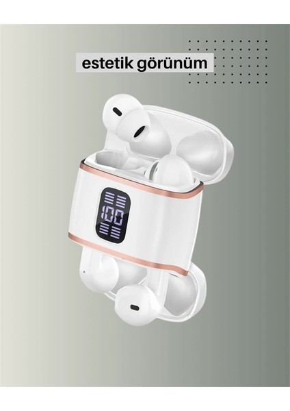Dijital Göstergeli Bluetooth Kulakiçi Kulaklık – 4’lü Paket, Gürültü Engellemeli fırsatları