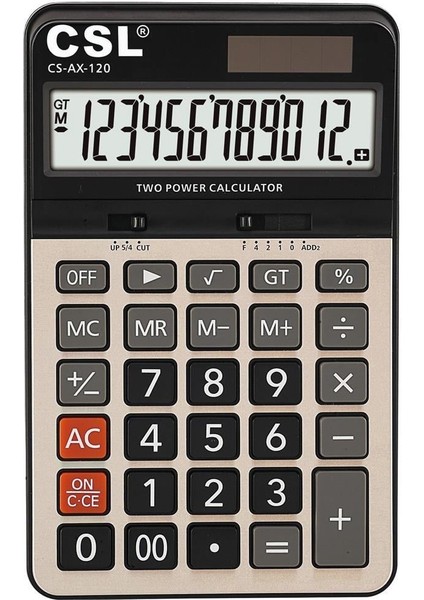 CS-AX-120 12 Hane Masa Tipi Hesap Makinesi