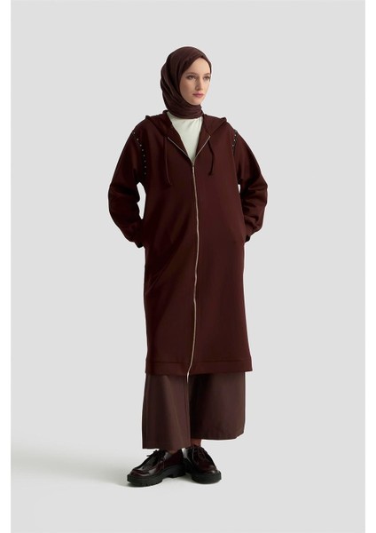 Taş Detaylı Örme Kap 25KD4028 Bordo fırsatları