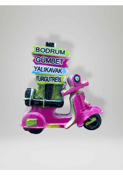 Bodrum / Gümbet / Yalıkavak / Turgutreis Temalı Kabartmalı Polyester Magnet