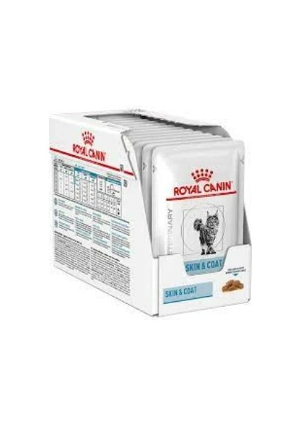 R0YAL Canin Veterinary Skin&coat Pouch Yaş Mama 12×85 gr