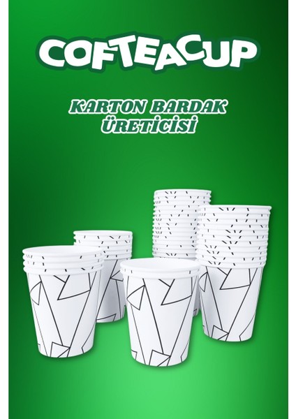 Cofteacup Karton Bardak 500 Adet 8 Oz - 240 ml modelleri