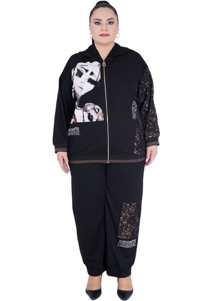 Kadın Büyük Beden Battal Alt Üst İkili Takım