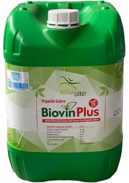 Bitkisel Amino Asit Organik Sıvı Gübre 20 Litre