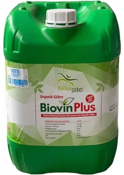 Bitkisel Amino Asit Organik Sıvı Gübre 20 Litre