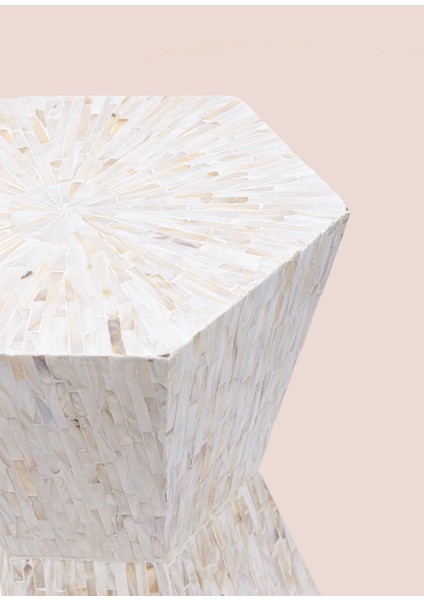 Sedef Tabure Yan Sehpa 35X40X50 cm TLC0129 indirimleri