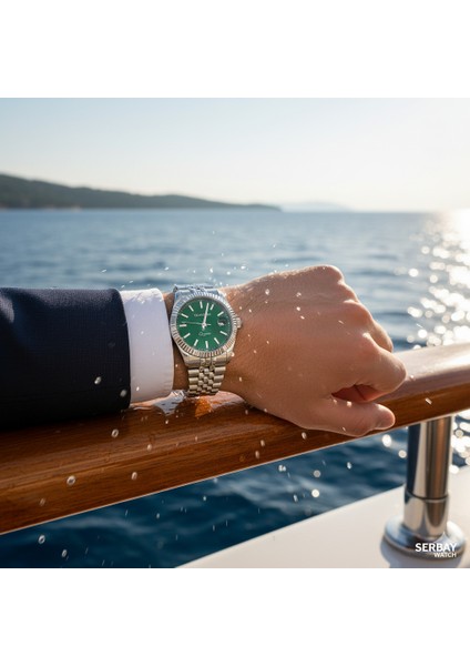 QMG941.370 Erkek Kol Saati | 41MM, Otomatik Mekanizma, Safir Cam, 10 Atm, Yeşil Kadran modelleri
