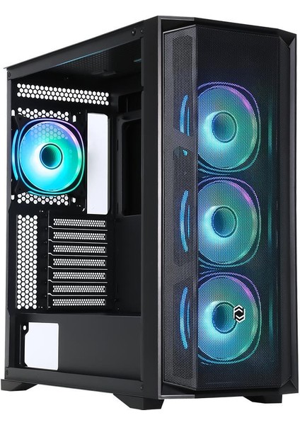 CX-500 750W 80+(Bronze) Argb Fan Gaming Mesh 4rgb Fan Yan:4mm Temper Cam-Ön Panel:abs+ Mesh