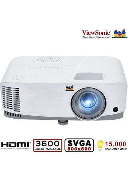 PA700W Dlp WXGA(1280X800) 4500AL 2xhdmı 1xvga 12.500:1 3W Hoparlör Projeksiyon
