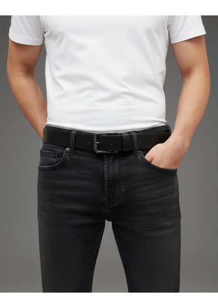 Hakiki Deri Spor Erkek Kemer