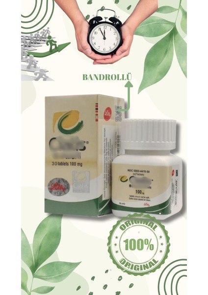 Ciâ_lis_hap 100 Mg 1 Kutu Orjinal 30 Tablet CİALİS100_MG Geciktirici8 Sertleştirici9 CIALIS17 Erkeklereözel Istêkârttırıcı