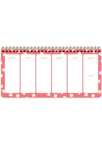 Spiralli Planner Minik Papatya 13X27