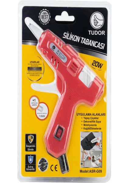 Sıcak Silikon Tabancası Sıcak 20W ASR-G09 9999 Erpilsan Elektronik