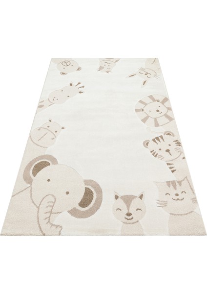 Bambino BMB04 Cream Beige Yumuşacık Dokulu Pastel Renklere Sahip Çocuk Halısı fiyatları