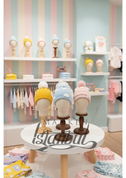 Ahşap Standlı Bebek Kafa Mankeni Bebek Şapka Mankeni Bebek Bere Mankeni 06 Ay 12 Ay Için Ugundur fiyatları