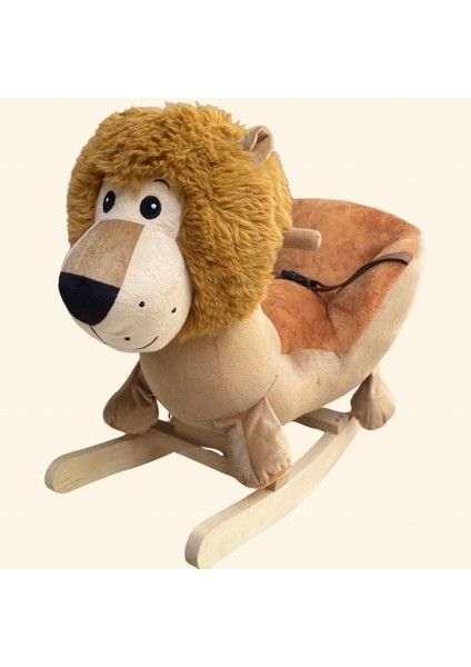 Aslan Figürlü Sallanan Oyuncak-Çocuklar Için Gelişimi Destekleyen Oyuncak