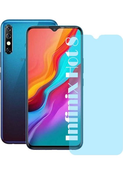 Logis Infinix Hot 8 9d Mat Seramik Tam Kaplayan Ekran Koruyucu Cam
