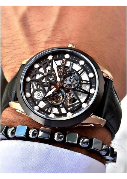 QMG1120.851 Erkek Kol Saati | 46MM, Otomatik Mekanizma, Safir Cam fiyatları