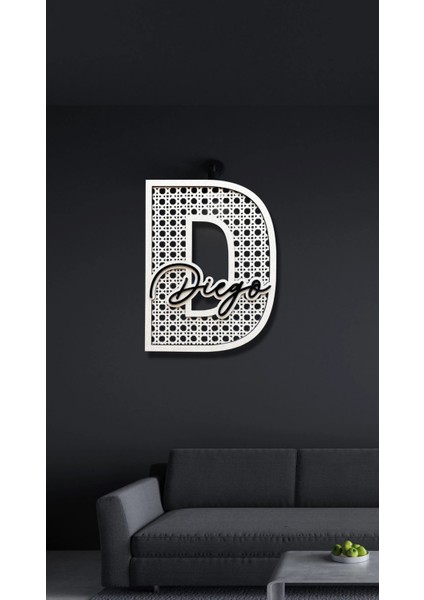 Dekoratif Rattan Desenli Isimli Kapı ve Duvar Süsü indirimleri