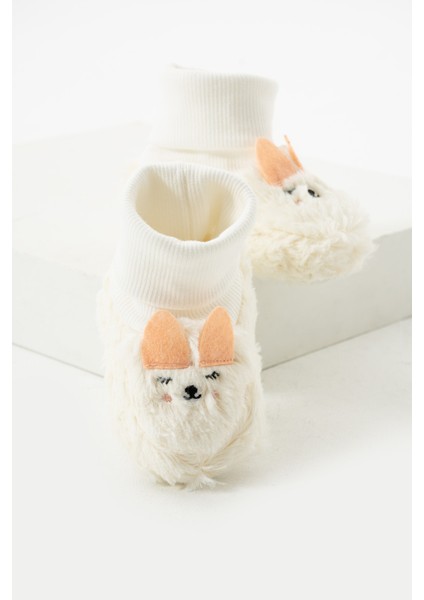 Kaydırmaz Taban Peluş Rahat Konforlu Çoraplı Kız Bebek Patik fiyatları