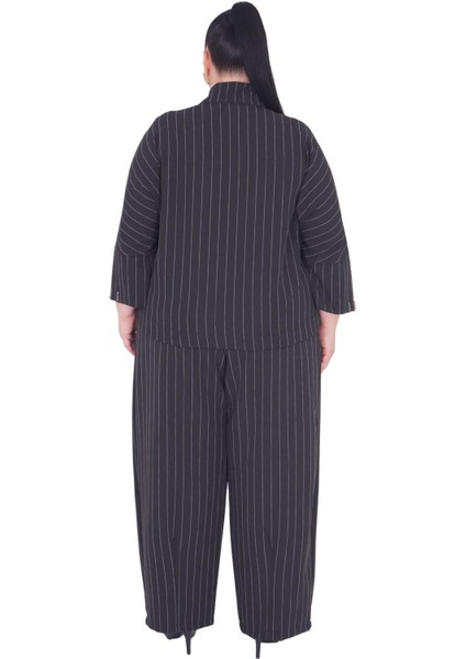 Kadın Büyük Beden Ekstra Battal Çiçek Motifli Alt Üst İkili Takım Uzun Kollu modelleri