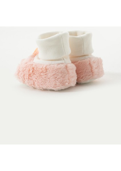 Kaydırmaz Taban Peluş Rahat Konforlu Çoraplı Kız Bebek Patik fırsatları