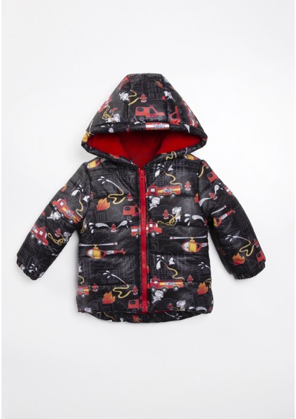 Itfaiye Desenli Erkek Bebek Mont 22325