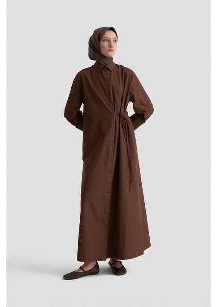 Gömlek Elbise 25KD1003 Kakao fiyatları