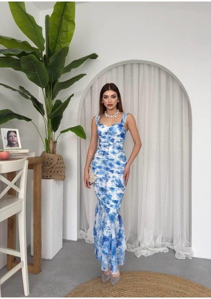 Peran Büzgülü Elbise