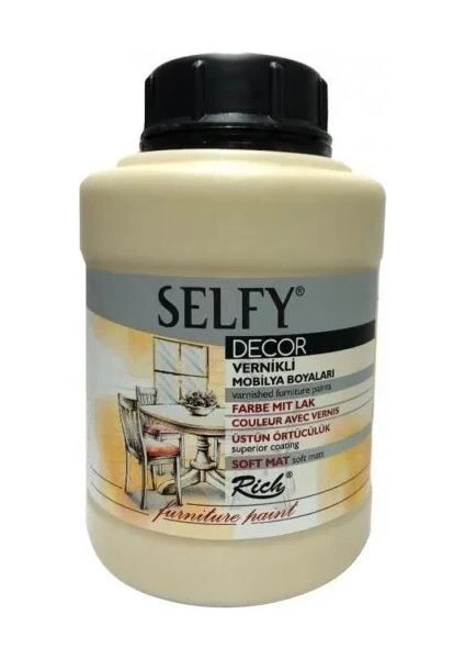 Selfy Decor Vernikli Boya 1250 cc 12806 Dantel