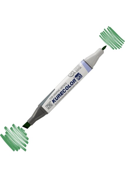 Kurecolor Twin S Grafik Çizim Marker Kalemi 506 Ocean Green