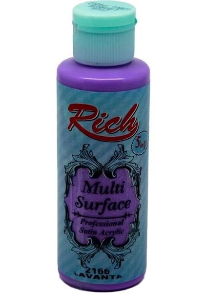 Multi Surface Her Yüzey Için Akrilik Boya 120 Cc. 2166 Lavanta