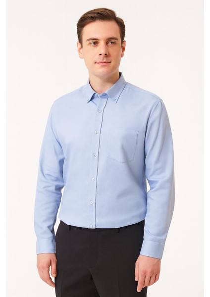 Klasik Uzun Kol Erkek Gömlek 7377