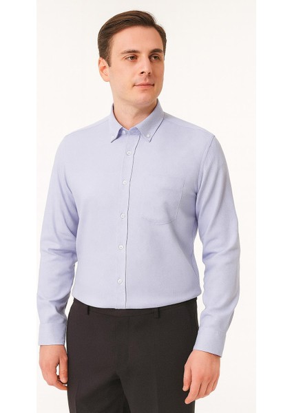 Klasik Uzun Kol Erkek Gömlek 7377