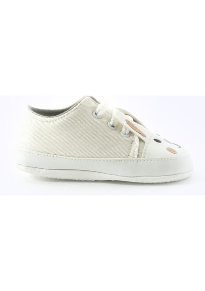 Ilk Adım Bağcıklı Tavşan Nakışlı Kaydırmaz Taban Bebek Patik fırsatları