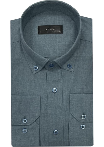 Klasik Uzun Kol Erkek Gömlek 7379 fiyatları