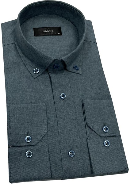 Klasik Uzun Kol Erkek Gömlek 7379 modelleri