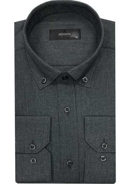 Klasik Uzun Kol Erkek Gömlek 7379