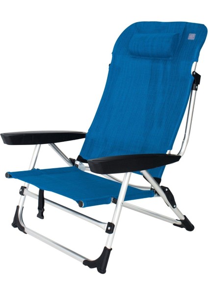 Eurotrail Marbella Katlanabilir Plaj Sandalyesi – Royal Blue