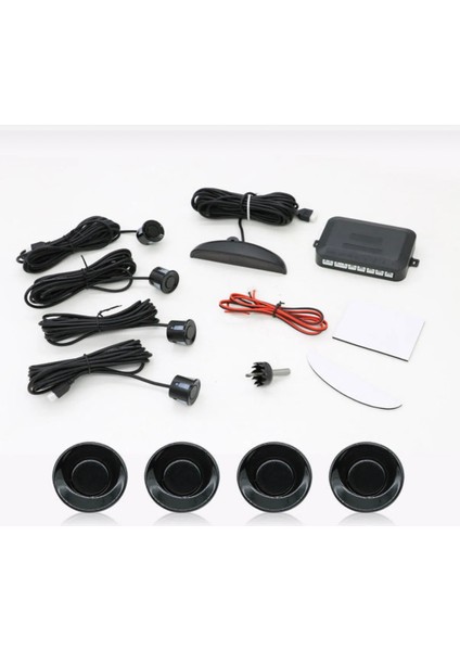 Dijital Ekranlı Araç Park Sensörü Ses Ikazlı 22 mm Siyah Sensör Göz Pmx indirimleri