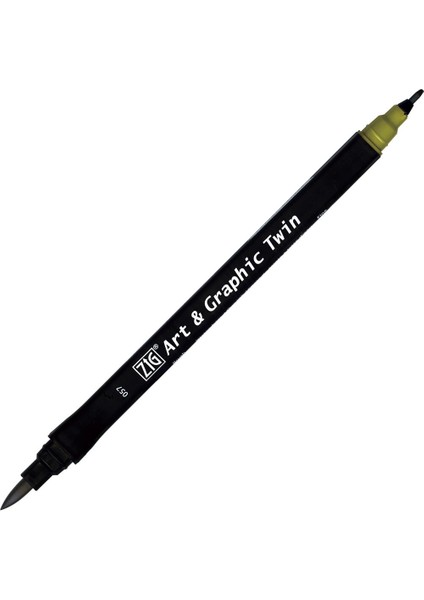 Art & Graphic Twin Marker Çizim Kalemi 57 Olive Green