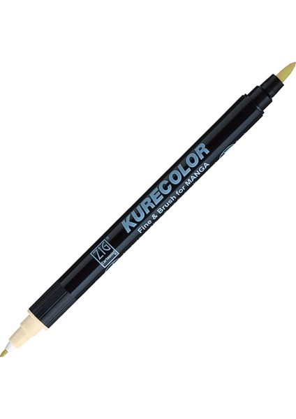 Kurecolor Fine & Brush For Manga Marker Çizim Kalemi 423 Vanilla