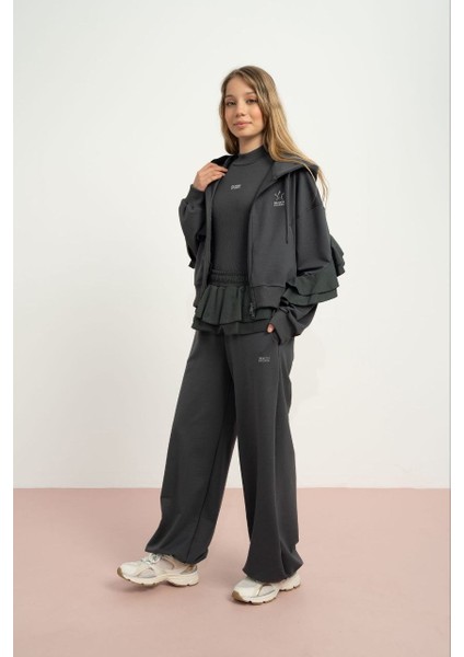 Kız 7812 Çocuk Sweat- Pantolon Takım