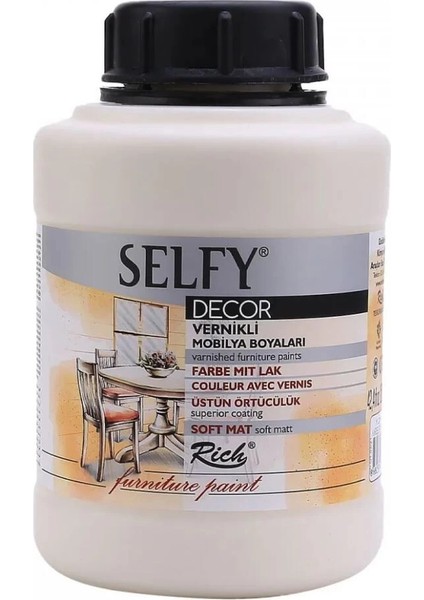 Selfy Decor Vernikli Boya 1250 cc 12804 Kardelen