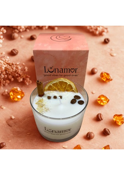 Bolluk & Bereket Tılsımlı Ritüel Mumu – Portakal Esanslı Soya Wax – Tarçın & Sitrin & Kaya Tuzu modelleri